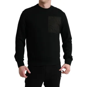 Dolce & Gabbana Elegant Crew Neck Cotton Blend Sweater