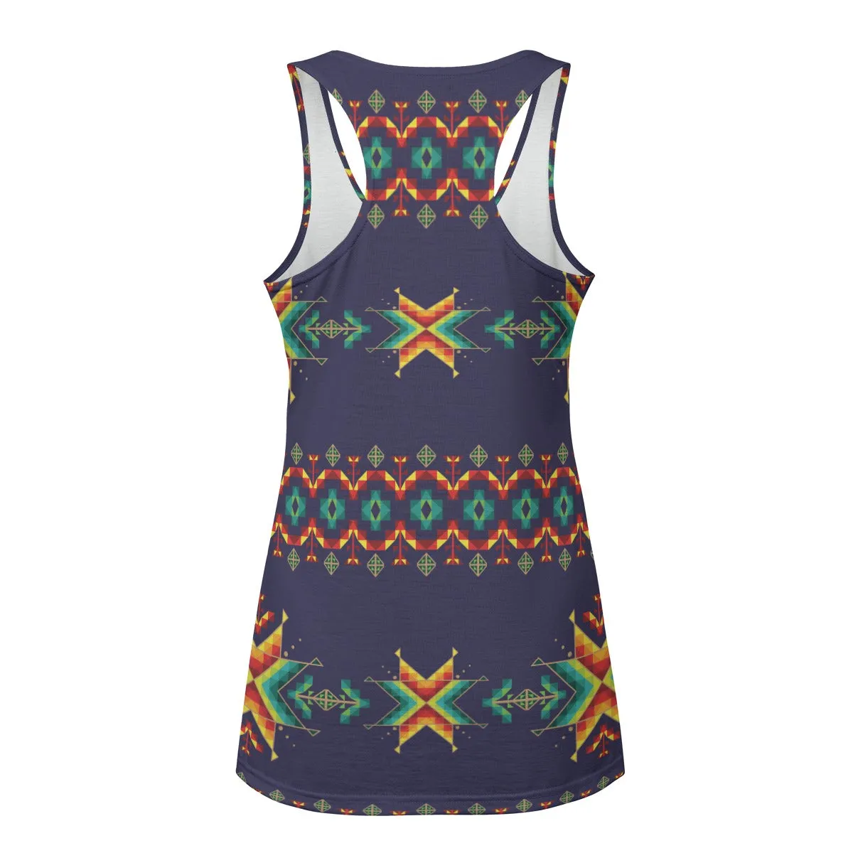 Dreams Of Ancestors Indigo Shade Eco-friendly Women's Tank Top