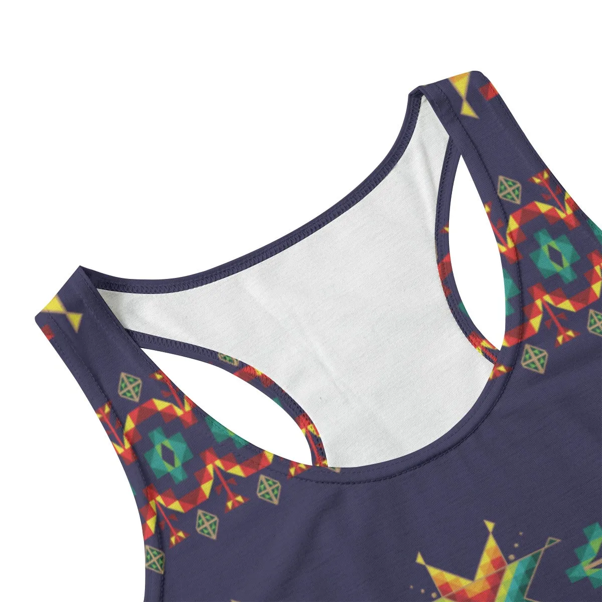 Dreams Of Ancestors Indigo Shade Eco-friendly Women's Tank Top