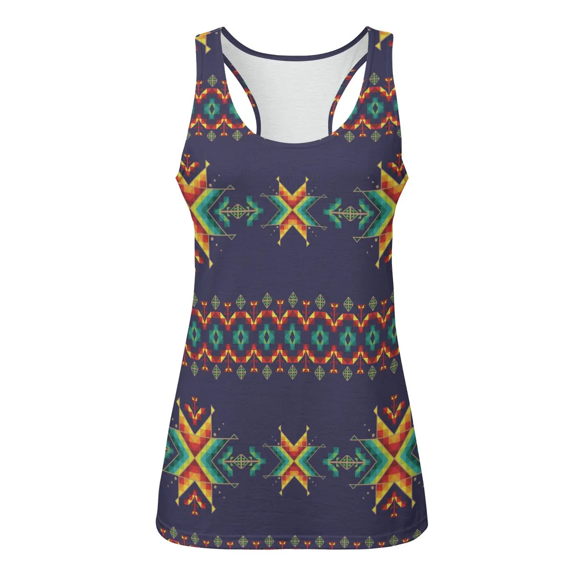 Dreams Of Ancestors Indigo Shade Eco-friendly Women's Tank Top