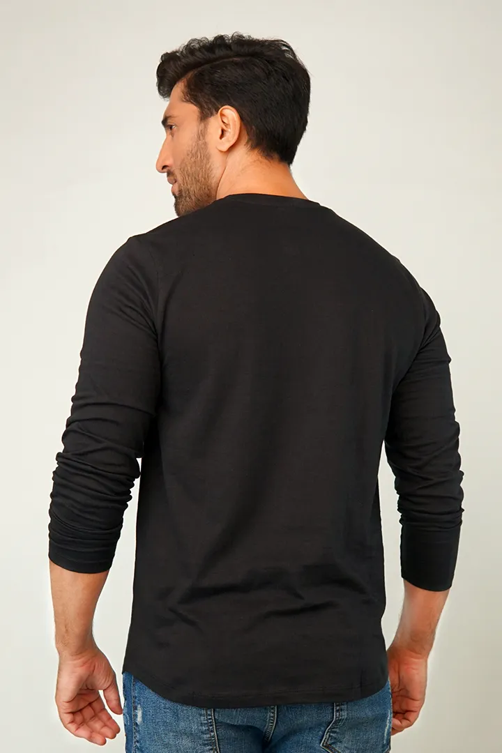 Euphagus Full Sleeve Henley T-Shirt