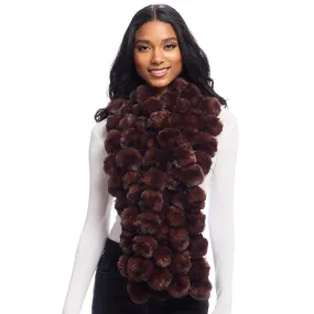 Faux Fur Poppy Pull Through Scarf