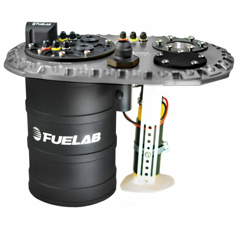 FUELAB 62713-5 Fuel System QSST Titanium with Lift Pump FUELAB 49614, Surge Tank Pump Twin Screw FUELAB 93904