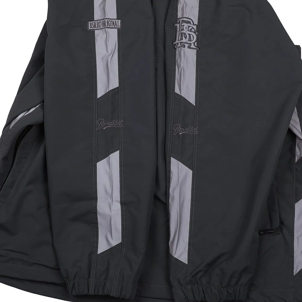 FUTURE REFLECTIVE POINT HOODED ANORAK JACKET CHARCOAL