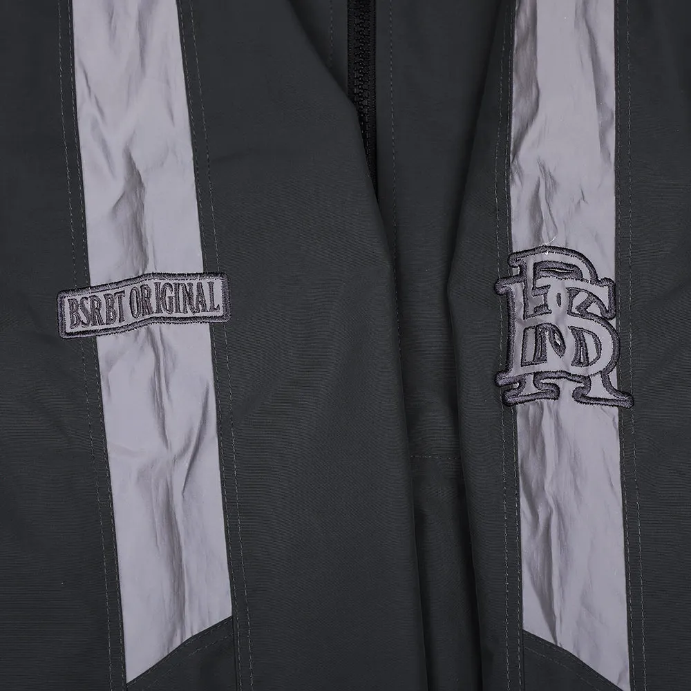 FUTURE REFLECTIVE POINT HOODED ANORAK JACKET CHARCOAL