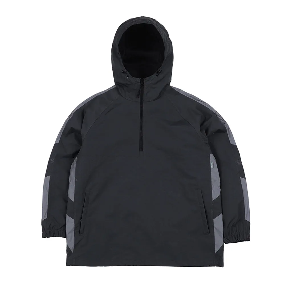 FUTURE REFLECTIVE POINT HOODED ANORAK JACKET CHARCOAL