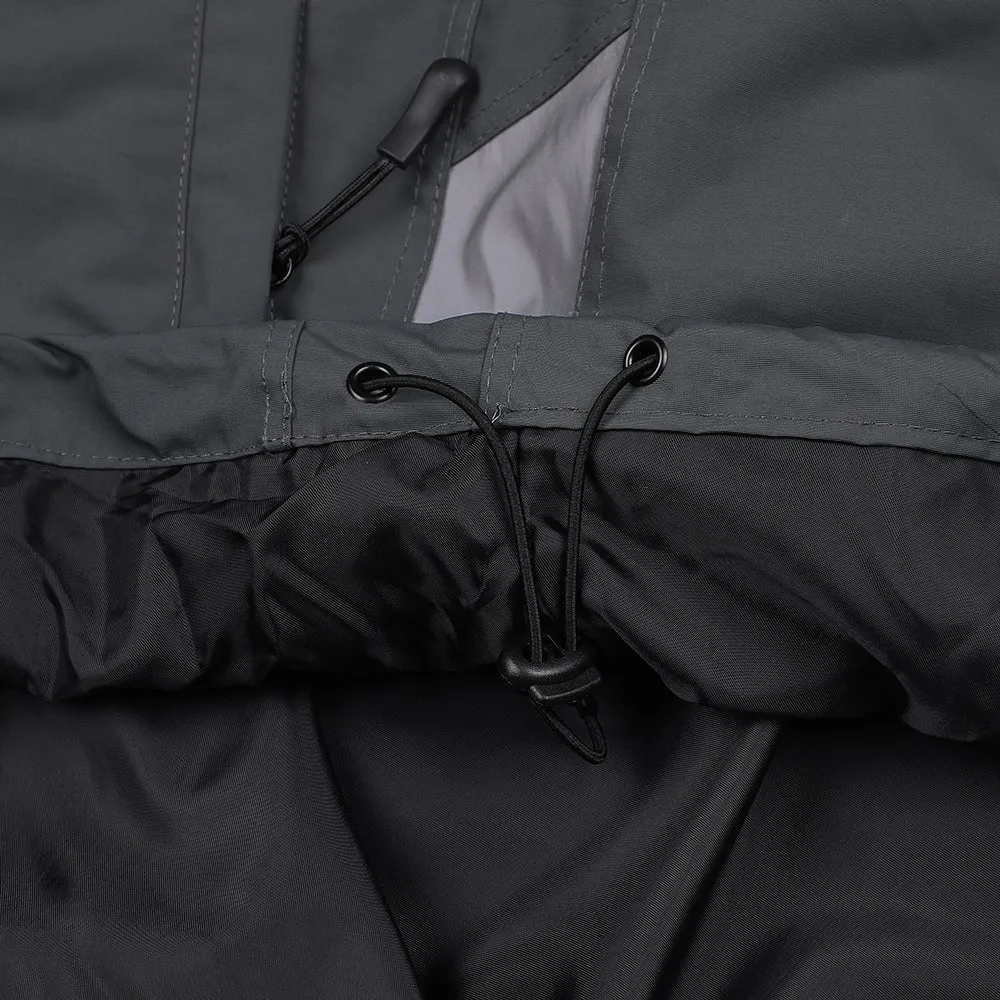 FUTURE REFLECTIVE POINT HOODED ANORAK JACKET CHARCOAL