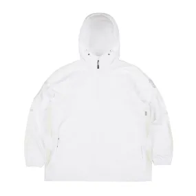 FUTURE REFLECTIVE POINT HOODED ANORAK JACKET WHITE