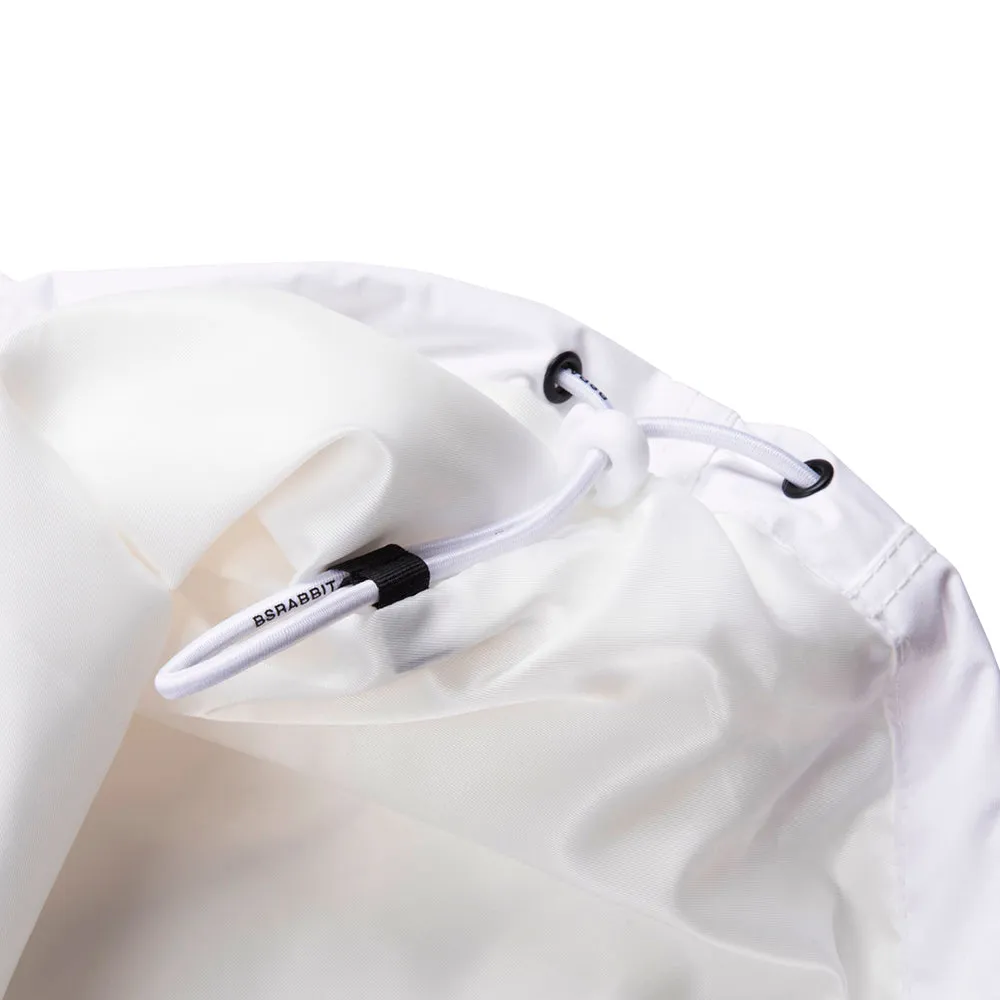 FUTURE REFLECTIVE POINT HOODED ANORAK JACKET WHITE