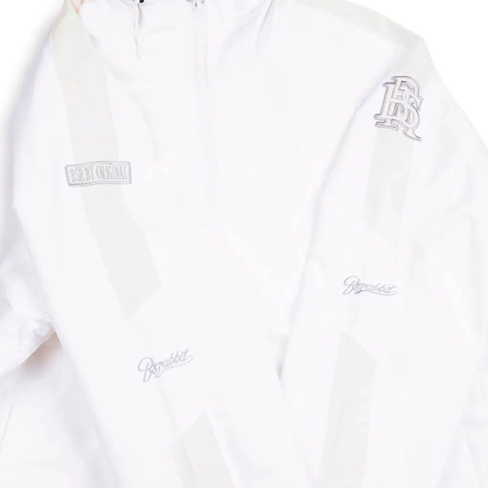 FUTURE REFLECTIVE POINT HOODED ANORAK JACKET WHITE