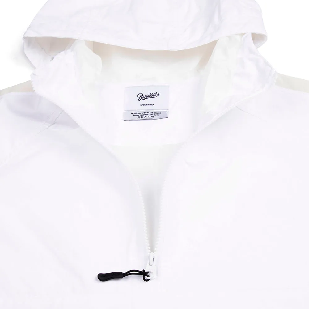 FUTURE REFLECTIVE POINT HOODED ANORAK JACKET WHITE