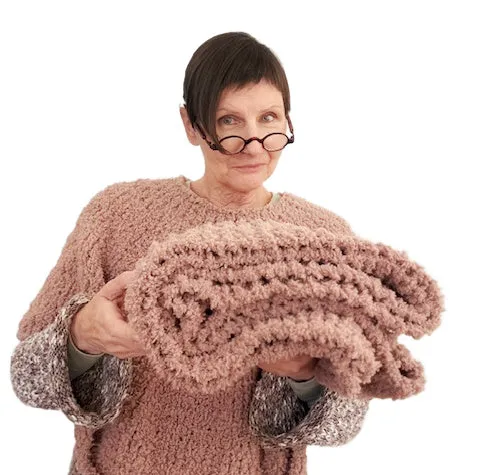 Fuzzy poncho, 25% off