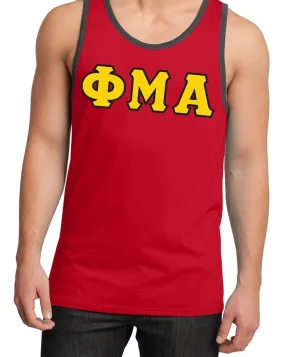 Greek Letter Tank Top, Ringer