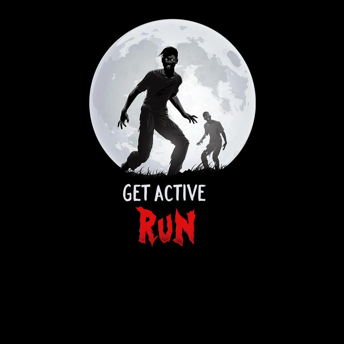 Halloween Get active Running Zombie Unisex Tank Top