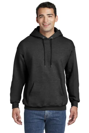 Hanes Ultimate Cotton Pullover Hooded Sweatshirt F170 Charcoal Heather