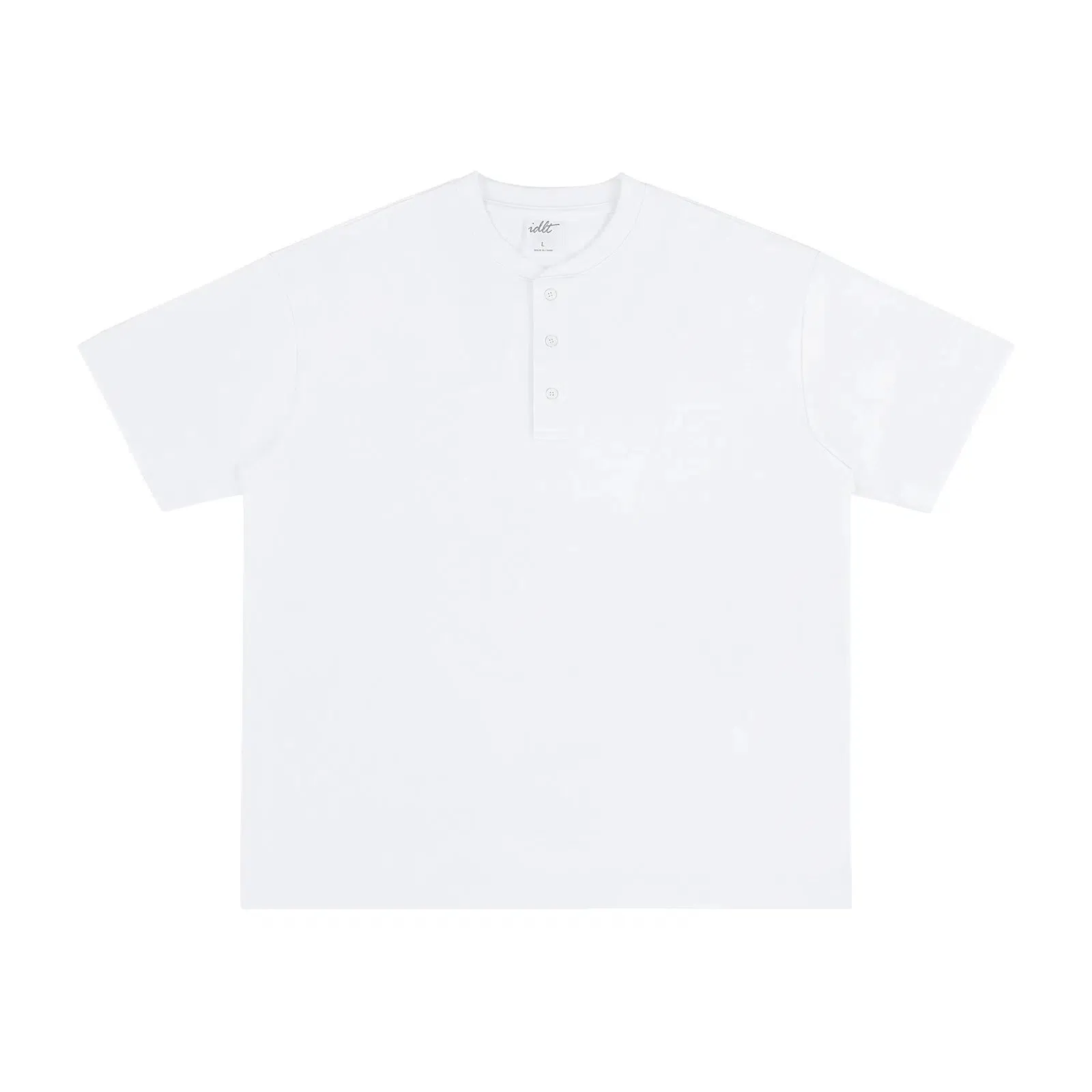 Henley Drop Shoulder T-shirt