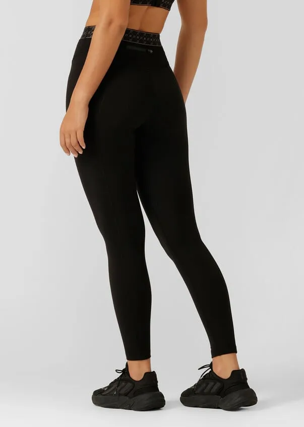 High Definition Zip Pocket Full Length Leggings