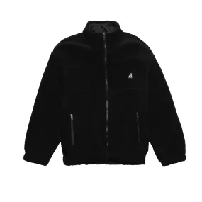 HOMME  Zip Sherpa Jacket Black