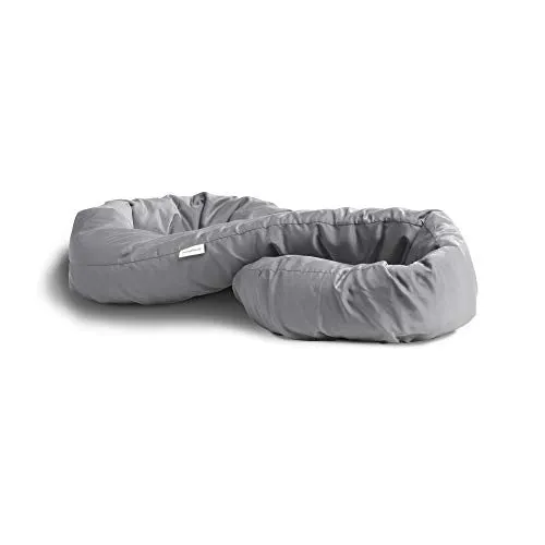 Huzi Infinity Pillow - Home Travel Soft Neck Scarf Support Sleep (Grey)