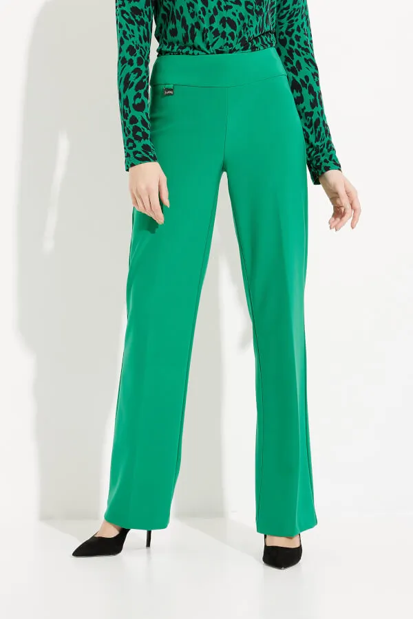 Joseph Ribkoff Kelly Green Flared Leg Pants