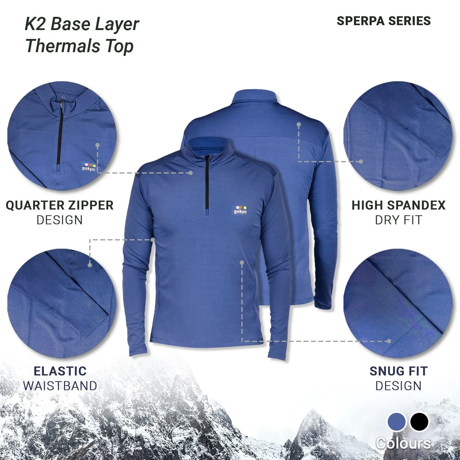 K2 Base Layer Thermals Top