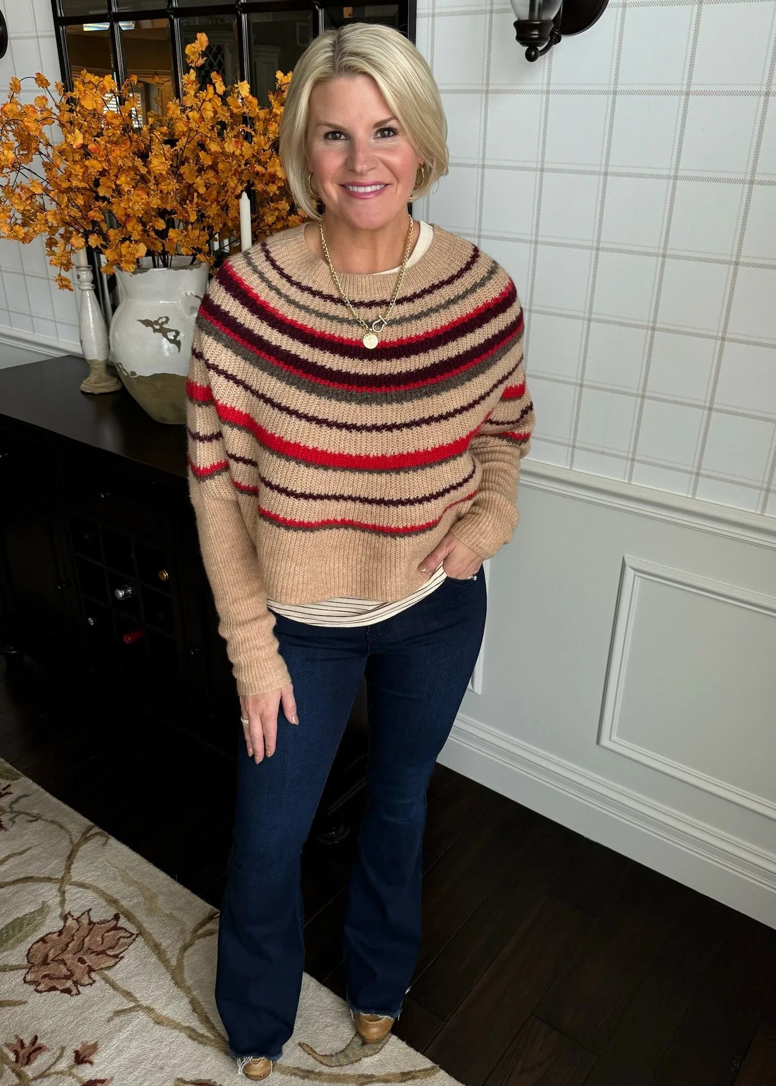 Kerisma Granada Sweater in Camel Multi