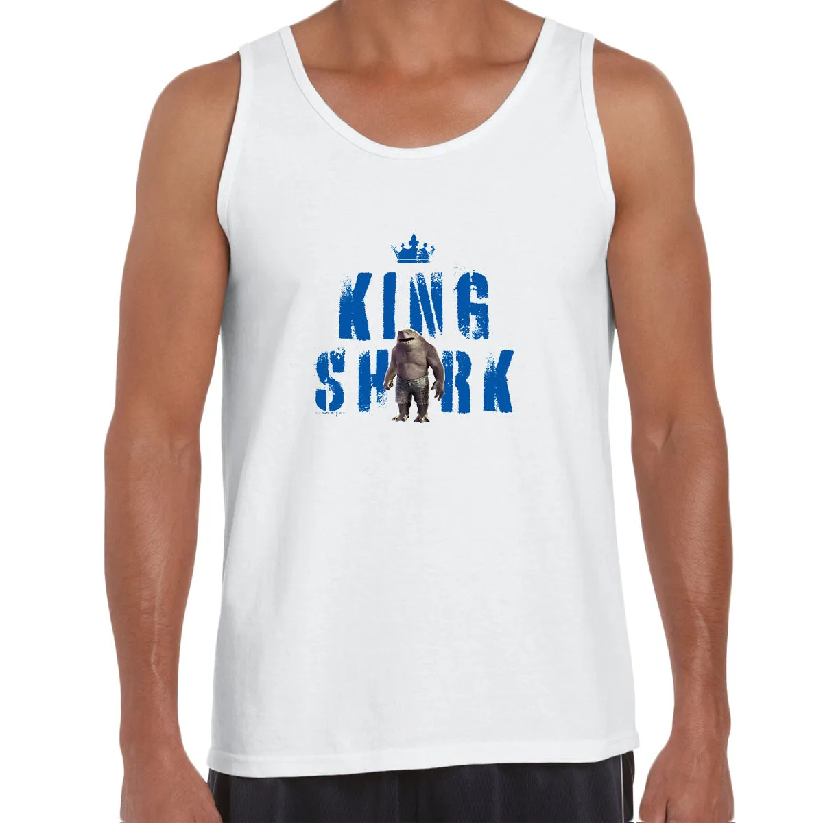 King Shark DC Funny Suicide Squad Typographygraphy Movie Unisex Tank Top