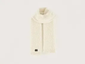 Kou knitted scarf (242 / W / IVORY)