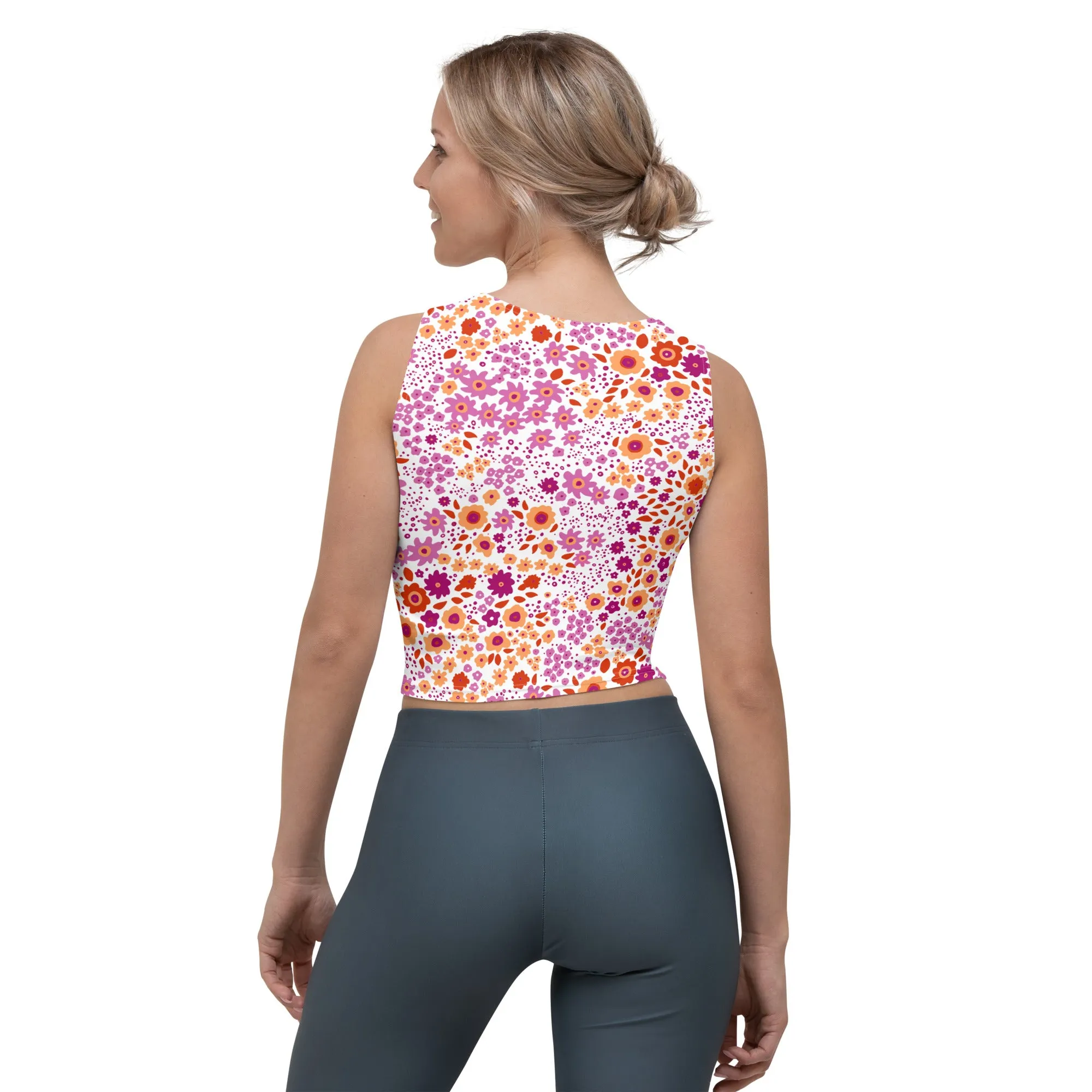 Lesbian Flowers Crop Top