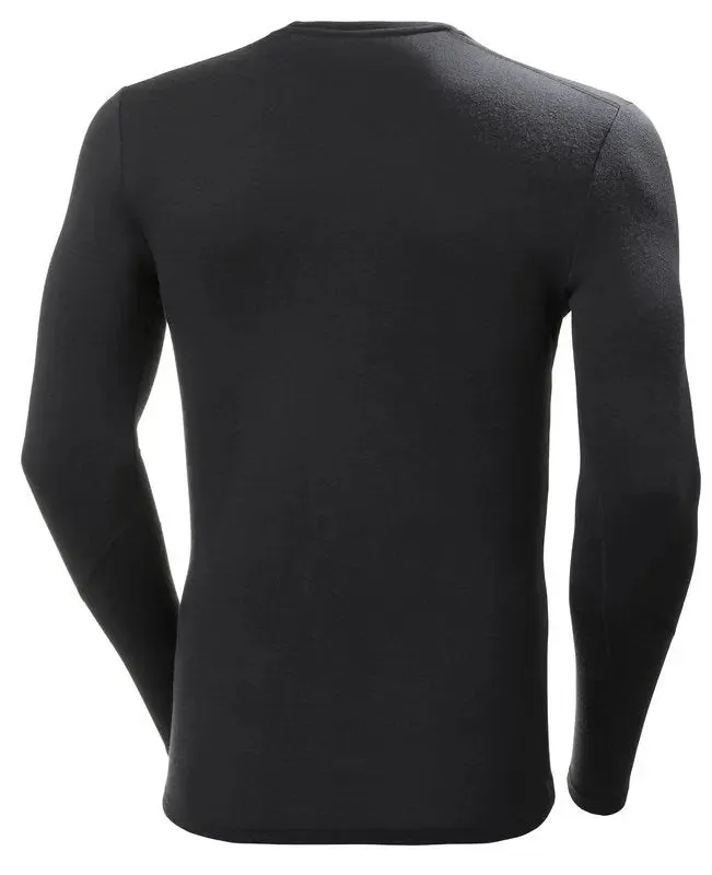 LIFA® Merino Crew Base Layer - Black