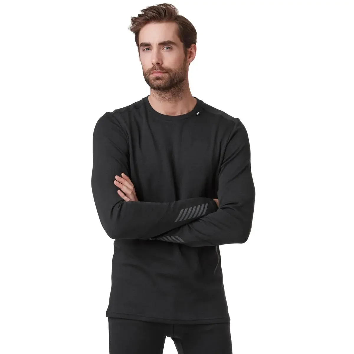 LIFA® Merino Crew Base Layer - Black