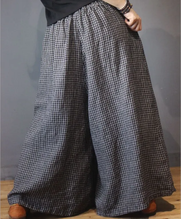 Linen Summer Wide Legs Women Casual Pants LPP971310