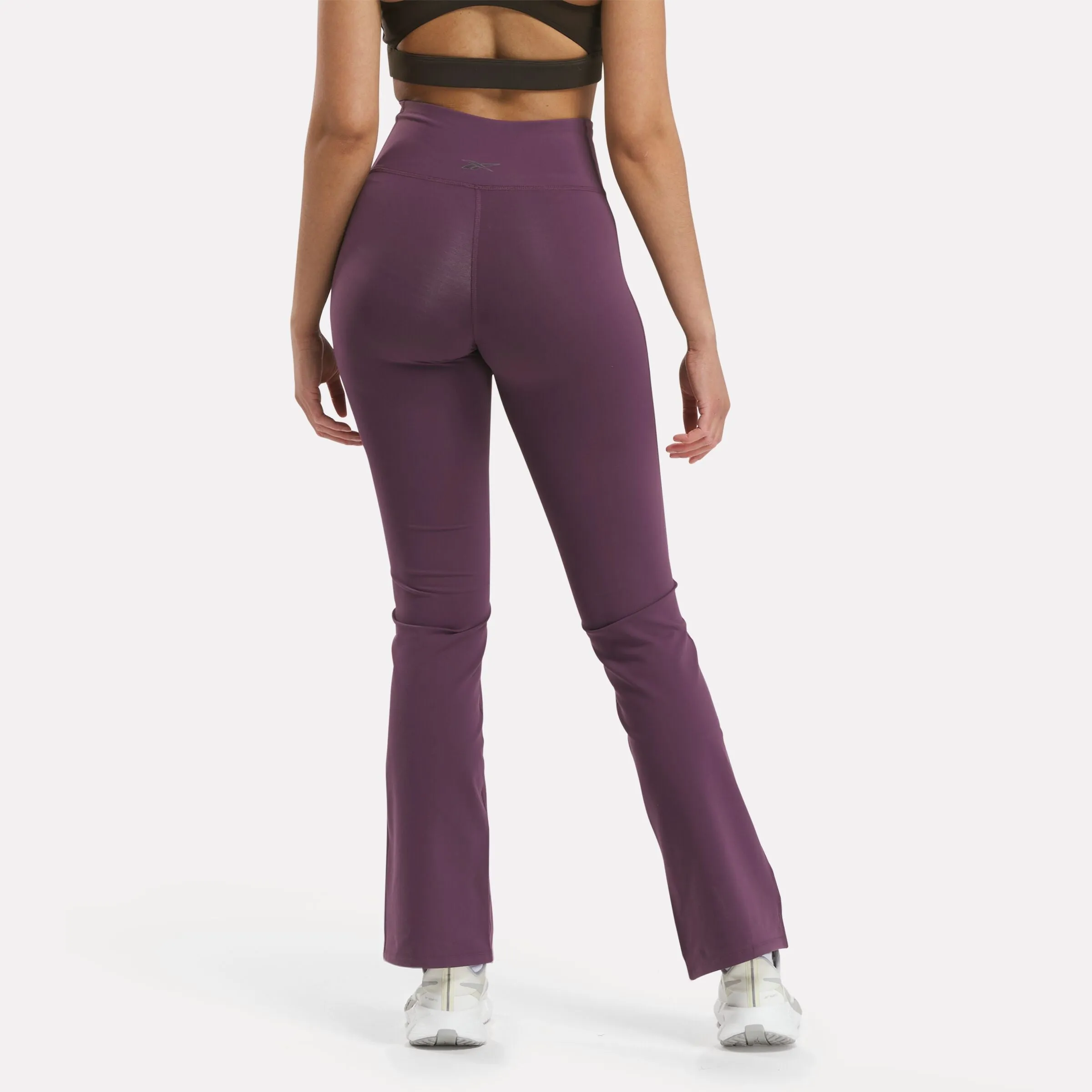 Lux High-Rise Mini-Flare Pants Midnight Plum