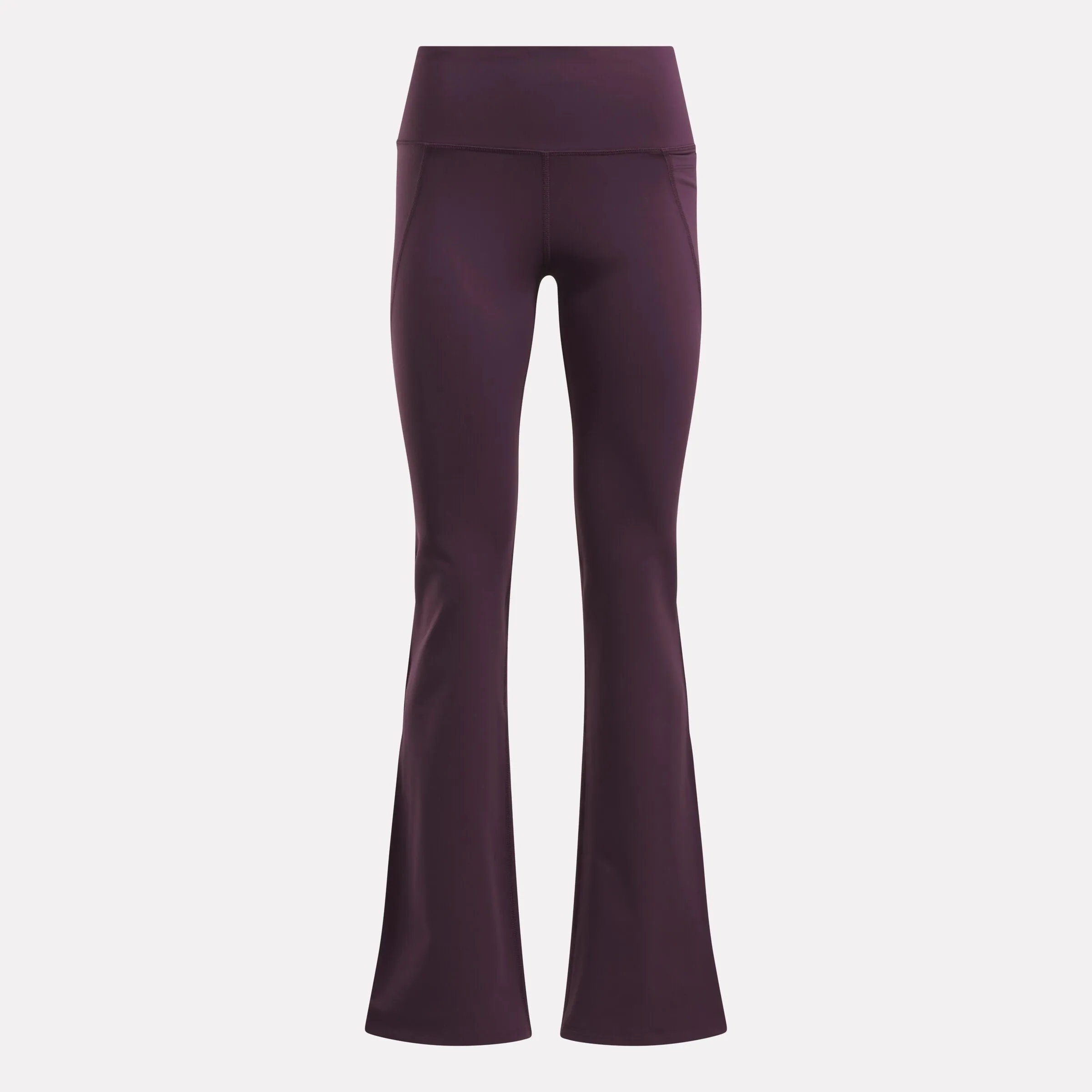 Lux High-Rise Mini-Flare Pants Midnight Plum