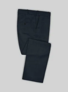 Marco Stretch Dark Blue Wool Pants