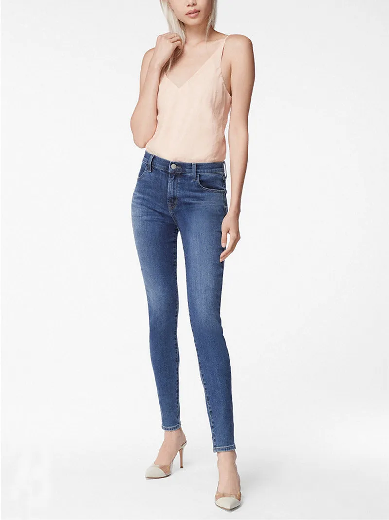 Maria High-Rise Super Skinny In Polaris