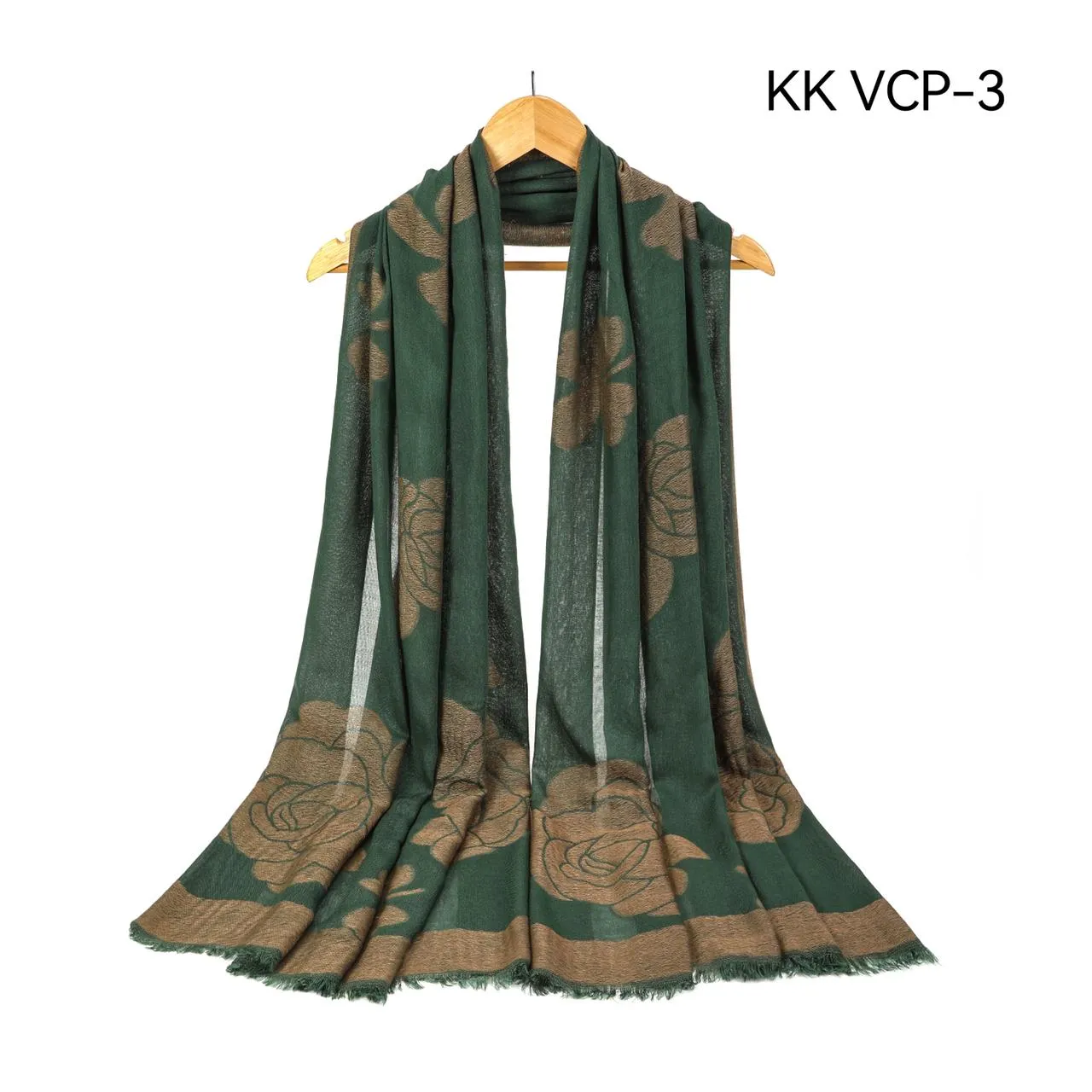 MAXI Emb Design HIJAB VISCOSE/COTTON SHAWL OVERSIZE SCARF SARONG WRAP-VCP-3