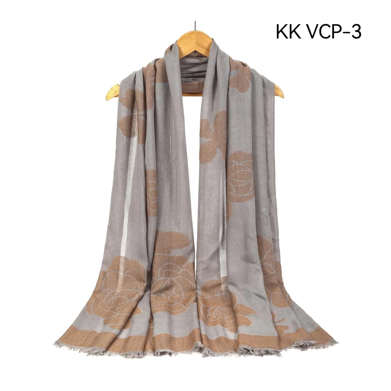 MAXI Emb Design HIJAB VISCOSE/COTTON SHAWL OVERSIZE SCARF SARONG WRAP-VCP-3