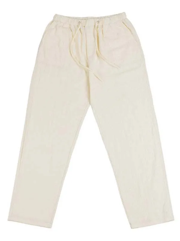 Men's woven all-match linen casual trousers