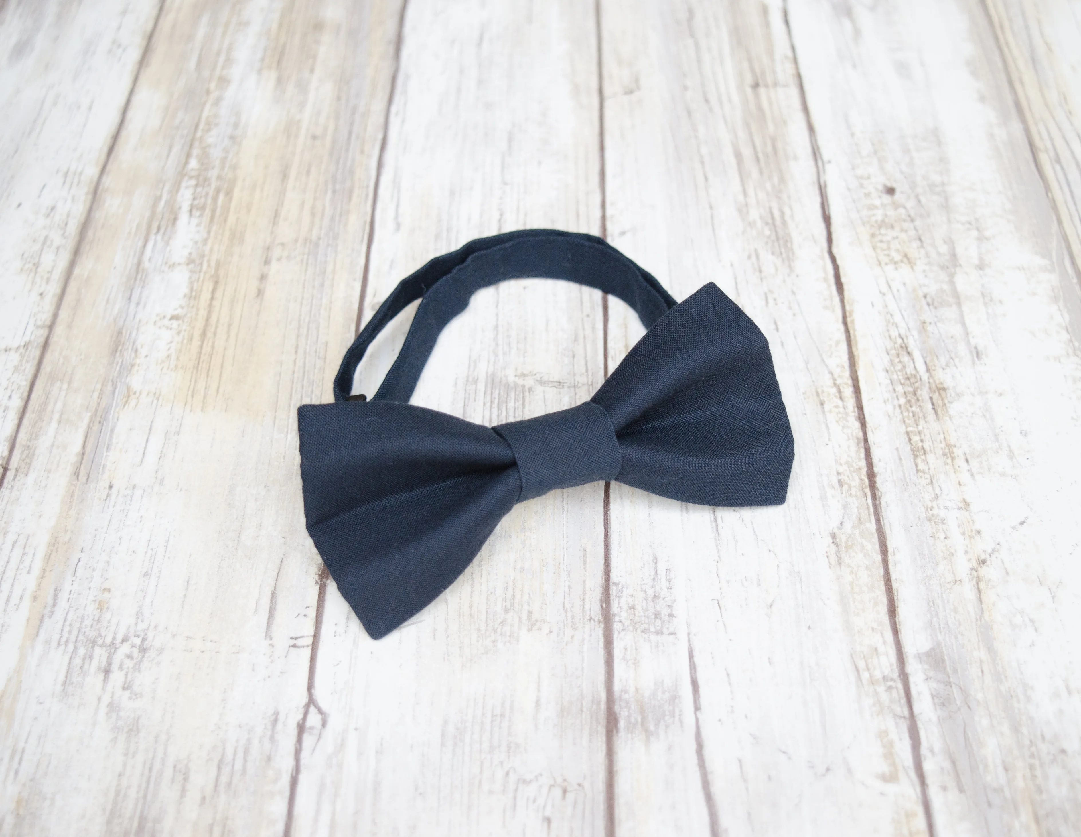 Midnight Blue (Peacoat) Bow Tie and/or Suspenders (44)