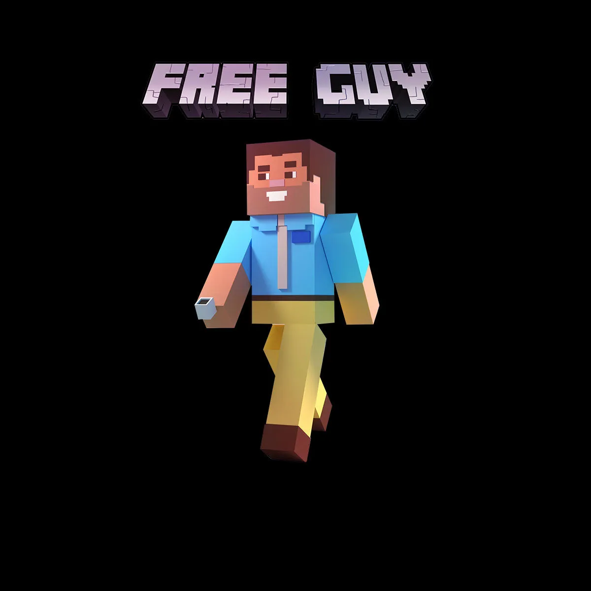 Minecraft Free Guy Funny Movie Typographygraphy Unisex Tank Top