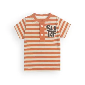 MINI BOY'S STRIPER HENLEY SHIRT