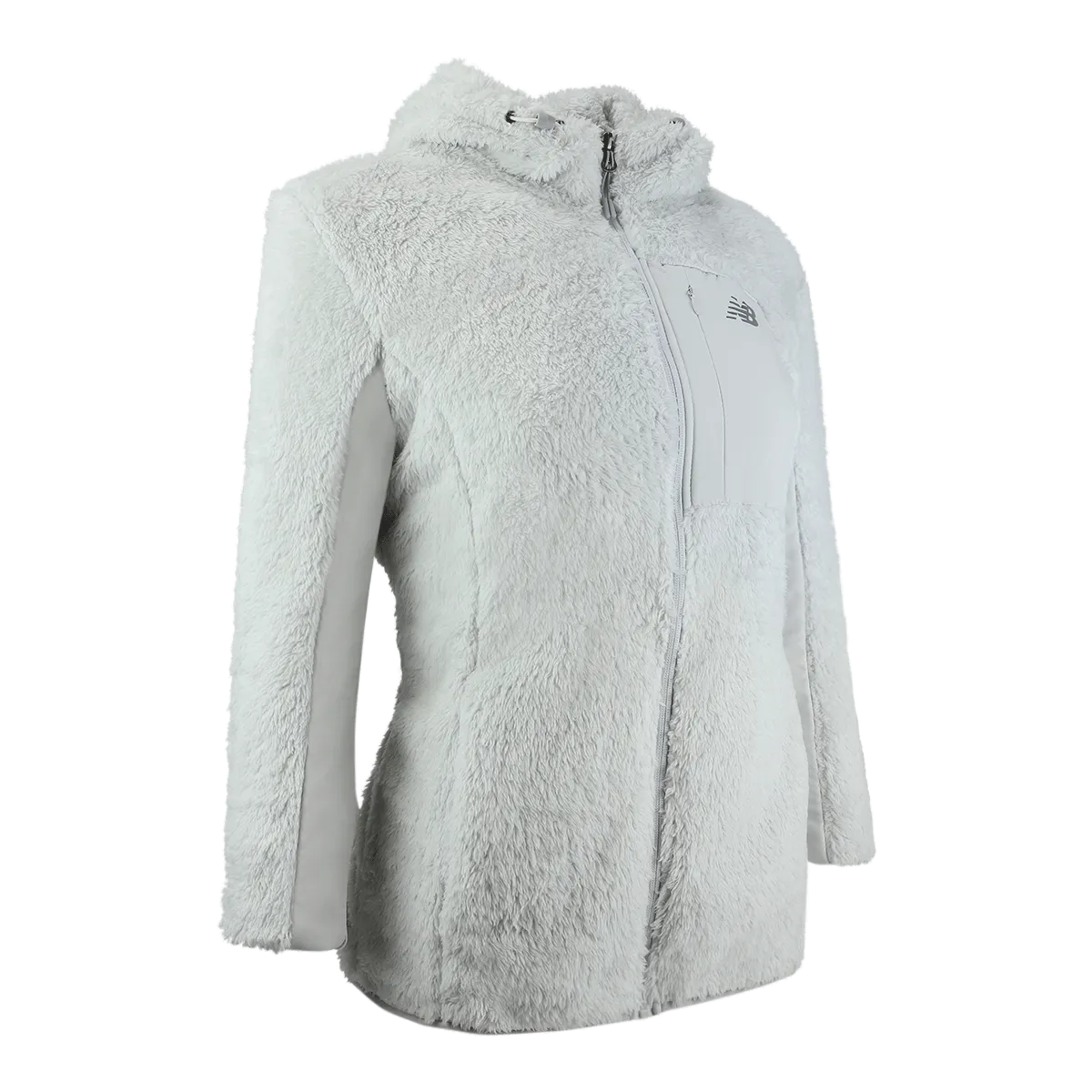 New Balance Women's Full Zip Sherpa Fleece Hooded Jacket