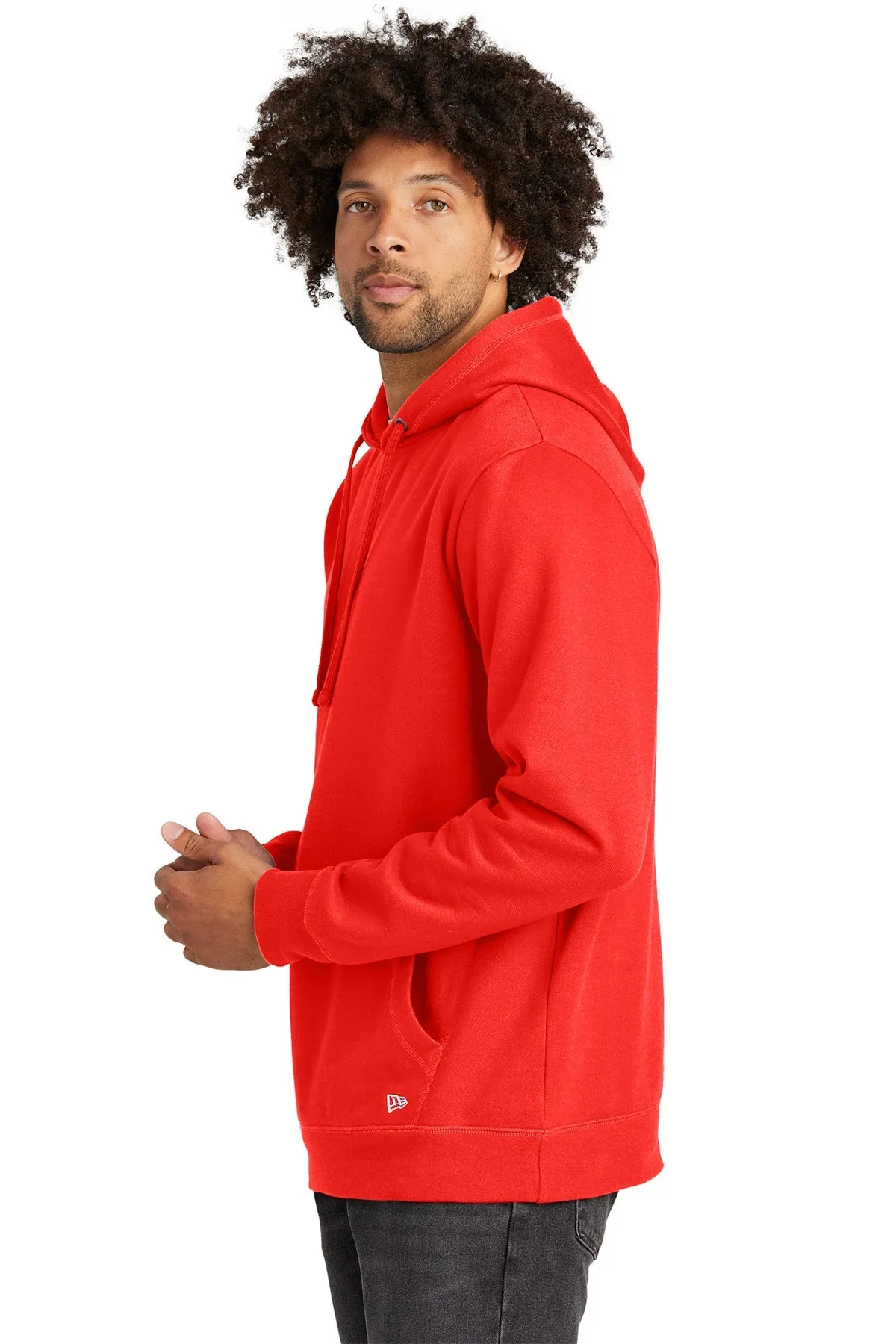 New Era Comeback Fleece Customized Hoodies, Deep Orange