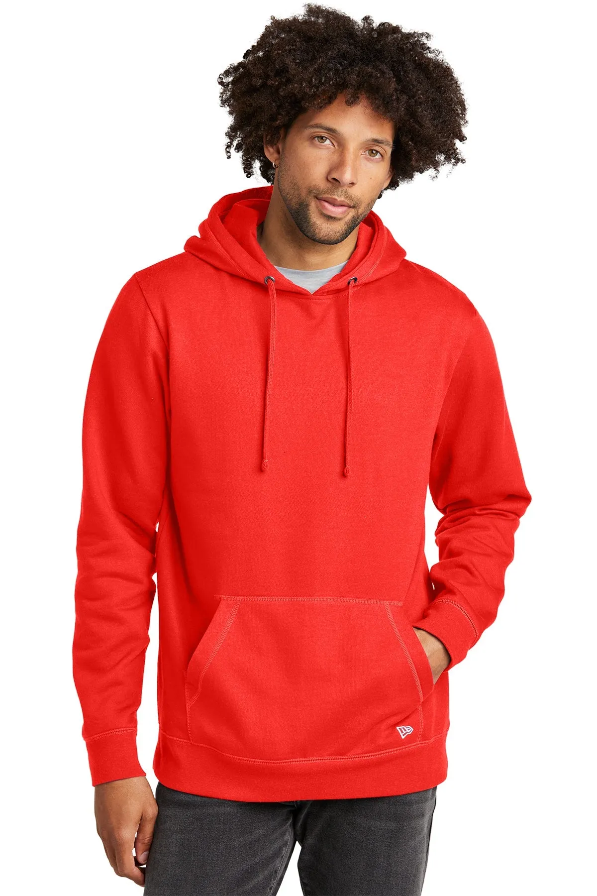 New Era Comeback Fleece Customized Hoodies, Deep Orange