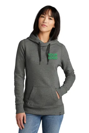 New Era Ladies French Terry Custom Hoodies, Black Twist