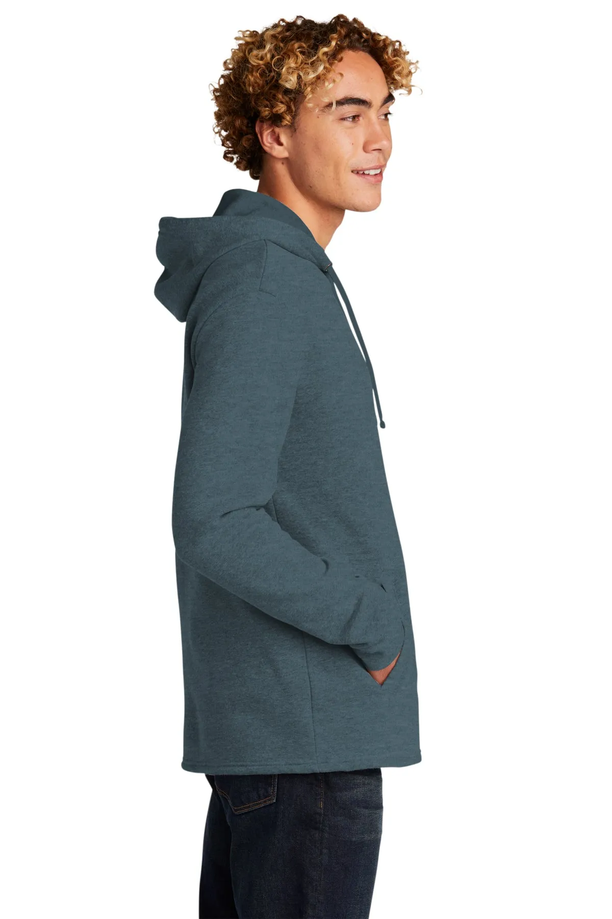 Next Level Unisex PCH Fleece Customized Hoodies, Heather Slate Blue