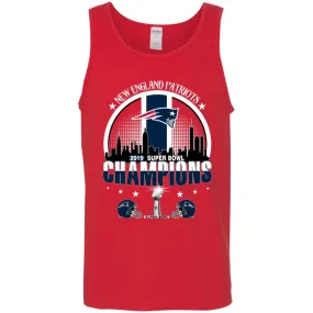 Nfl – New England Patriots 2019 Super Bowl Champions Football Men Cotton Tank