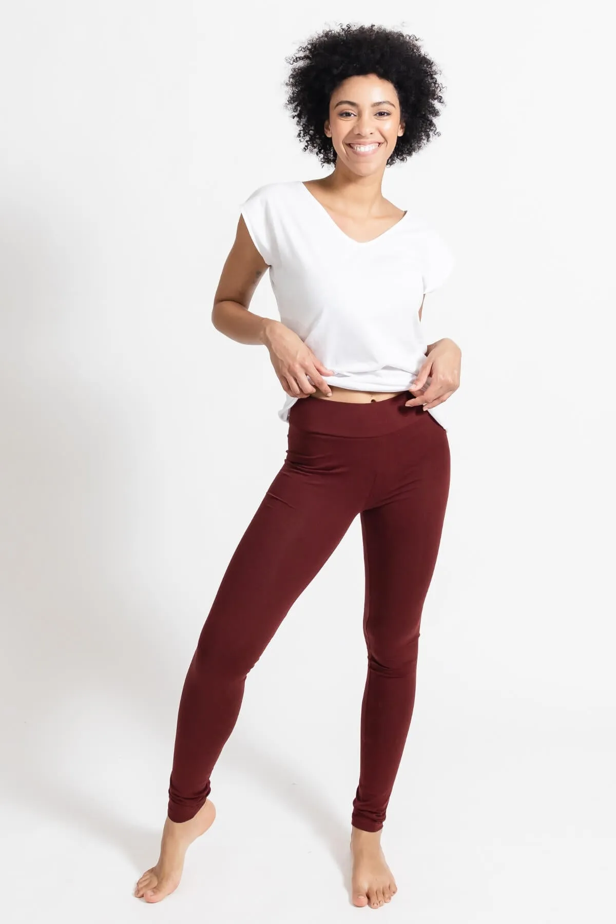 Nidra Leggings - Berry