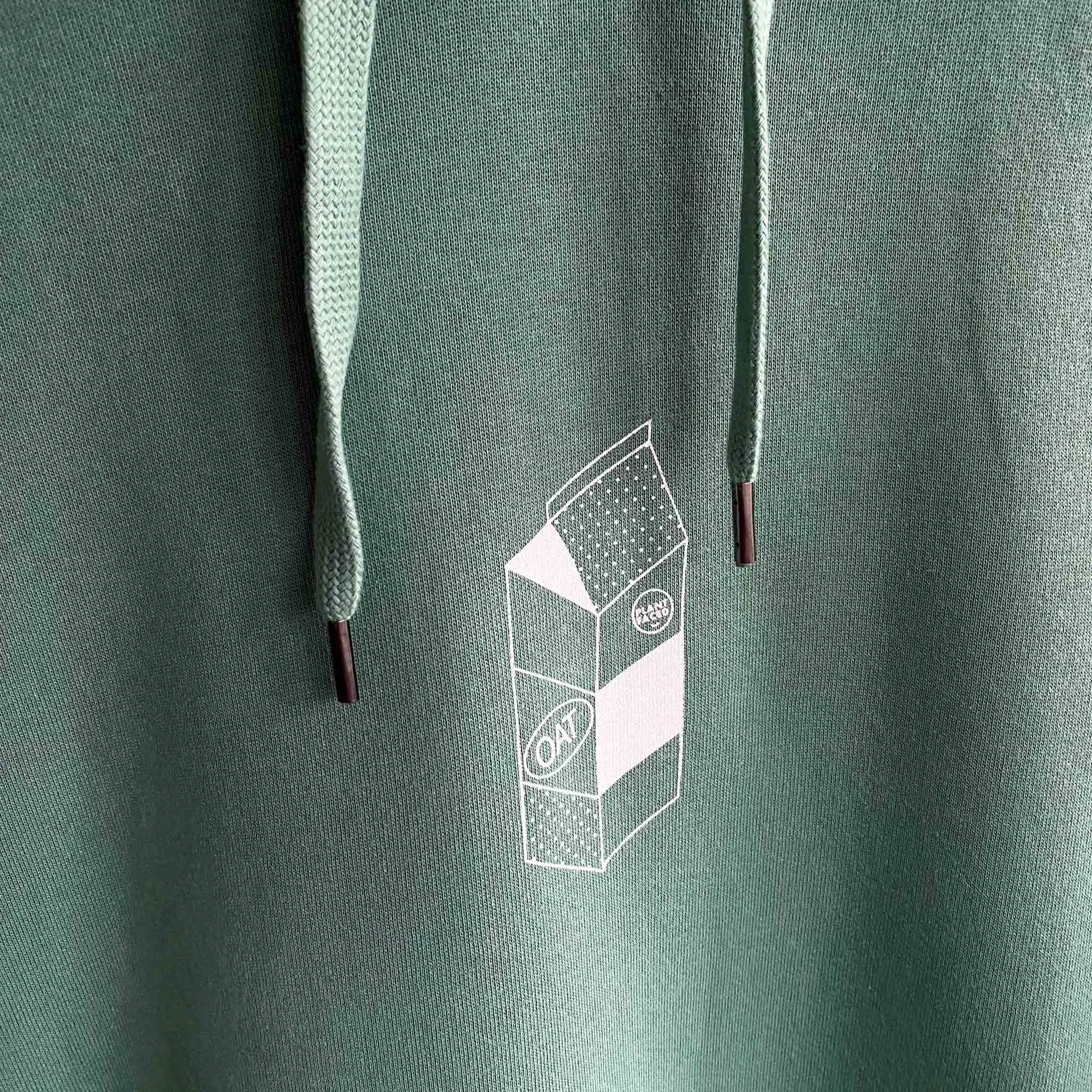 Oat Is The Goat Organic Hoodie - Sage Green